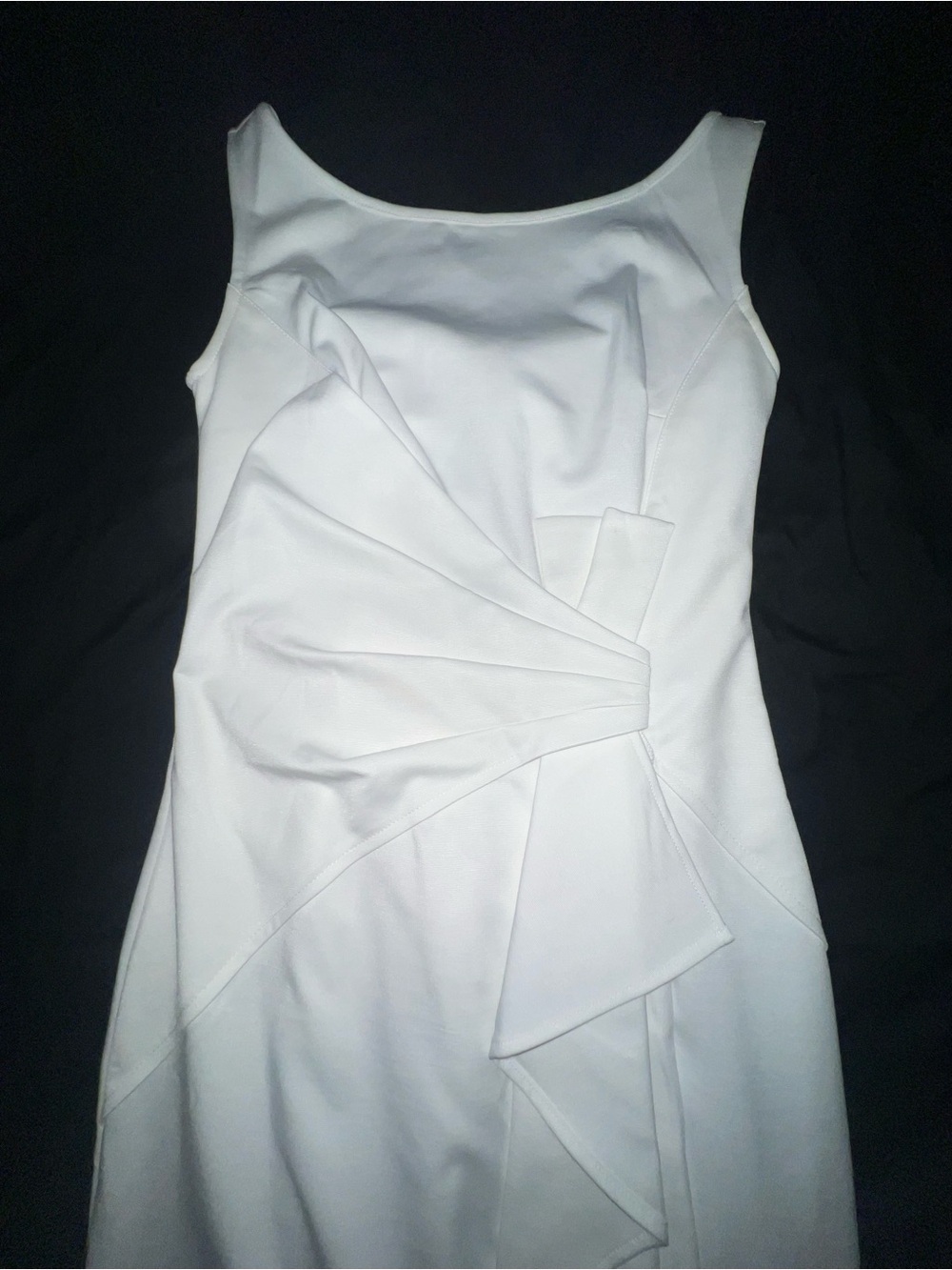 Vfshow Vfemage Women's White Sleeveless Formal Gown Dress Size XS Cutout Back